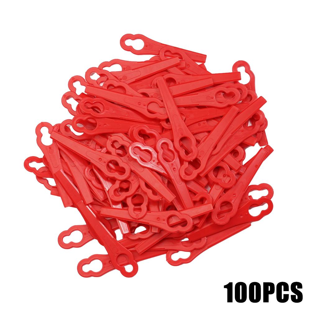 Gardening Tools Grass Cutter - 100 Cuchillas de Plástico para Desbrozadora