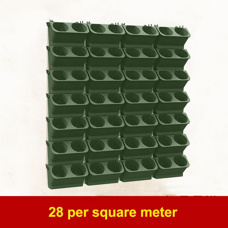 Vertical Wall Planter - Maceta de pared para flores, maceta