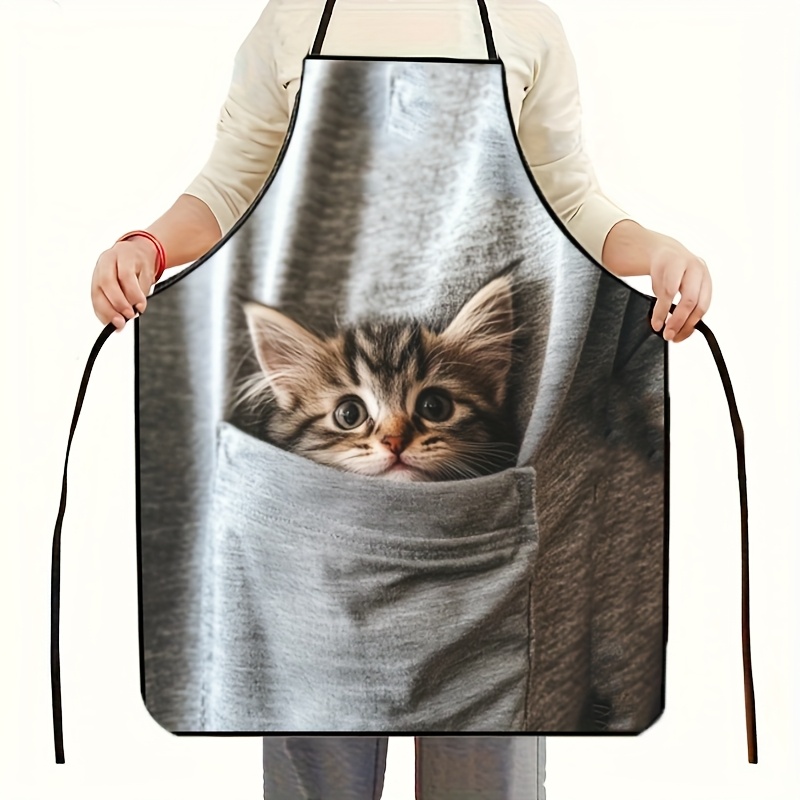 Gardening Tools Women - Delantal con diseño de gatito para