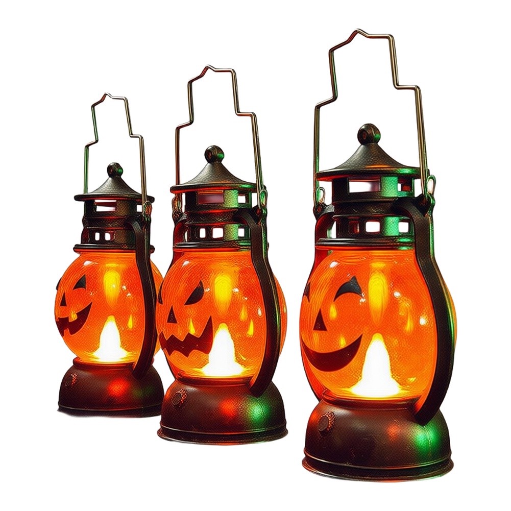 Linterna LED de calabaza de 3  - Gardening Tools Yellow reseña y precio