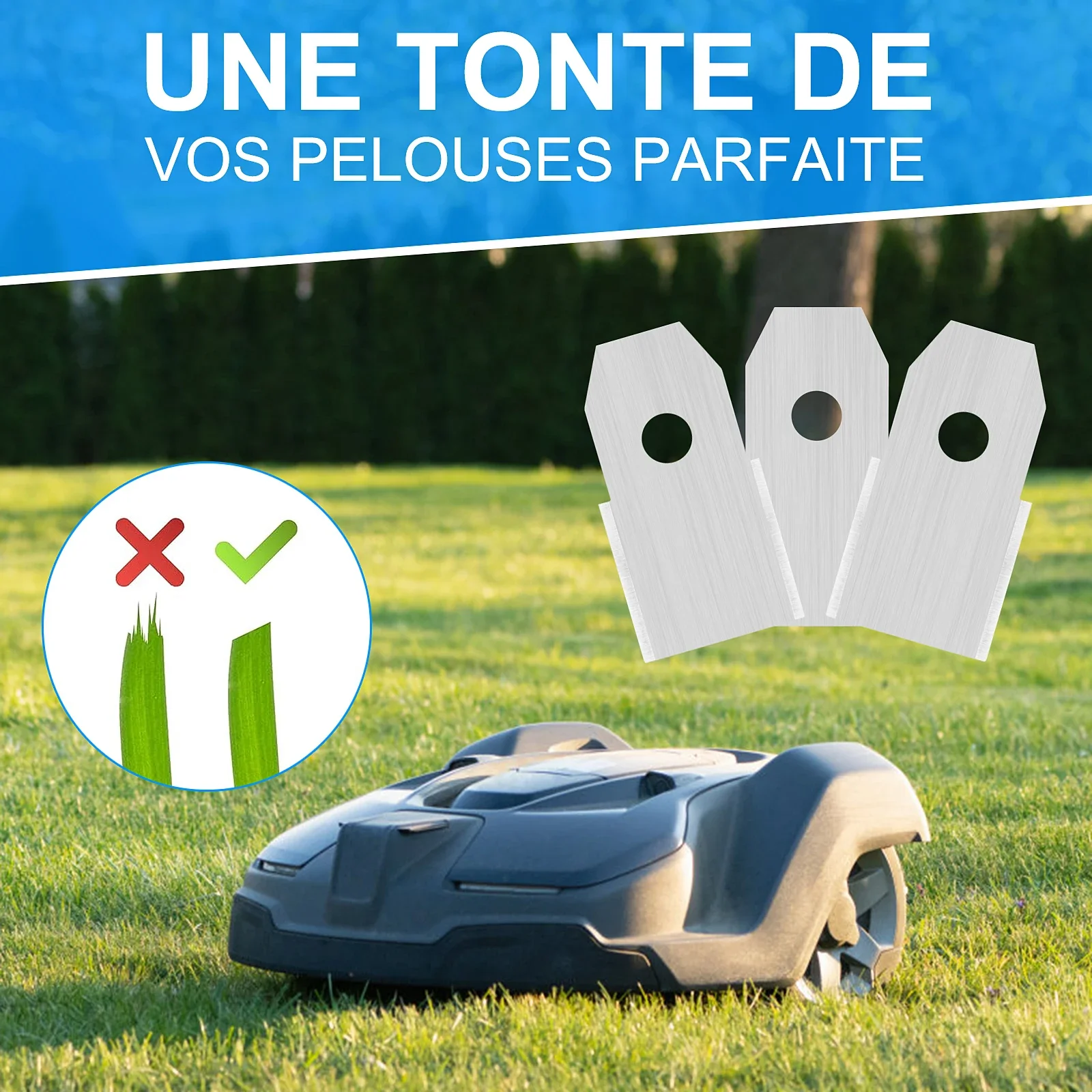 Cuchillas de corte de repuesto - Gardening Tools Grass Cutter reseña y precio