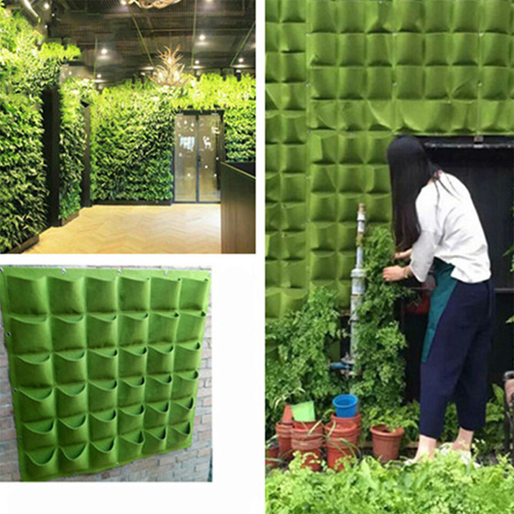 1 Pieza de Bolsa de Fieltro pa - Vertical Wall Planter reseña y precio