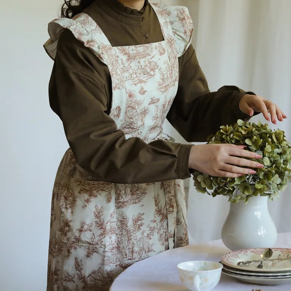 Delantal de cocina largo con e - Gardening Tools Women reseña y precio