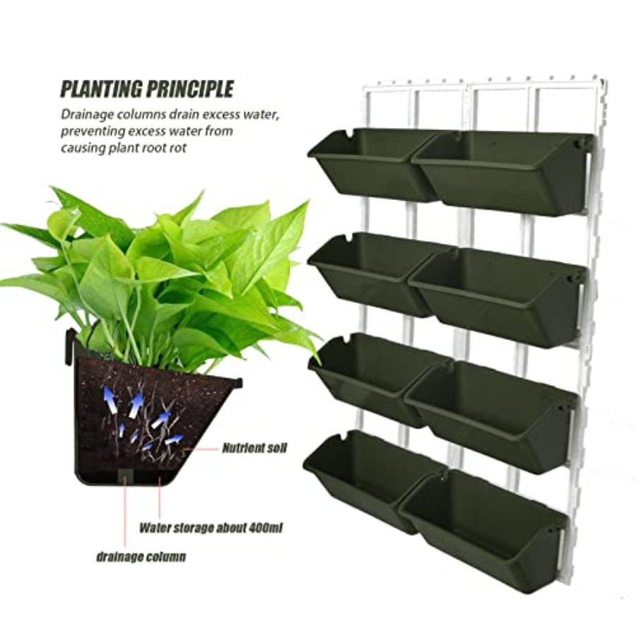 Jardinera vertical para colgar - Vertical Wall Planter reseña y precio