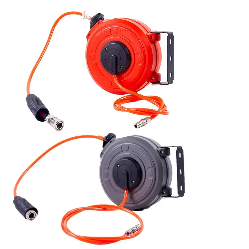 Carrete de manguera de aire re - Gardening Tools Repair Shop reseña y precio
