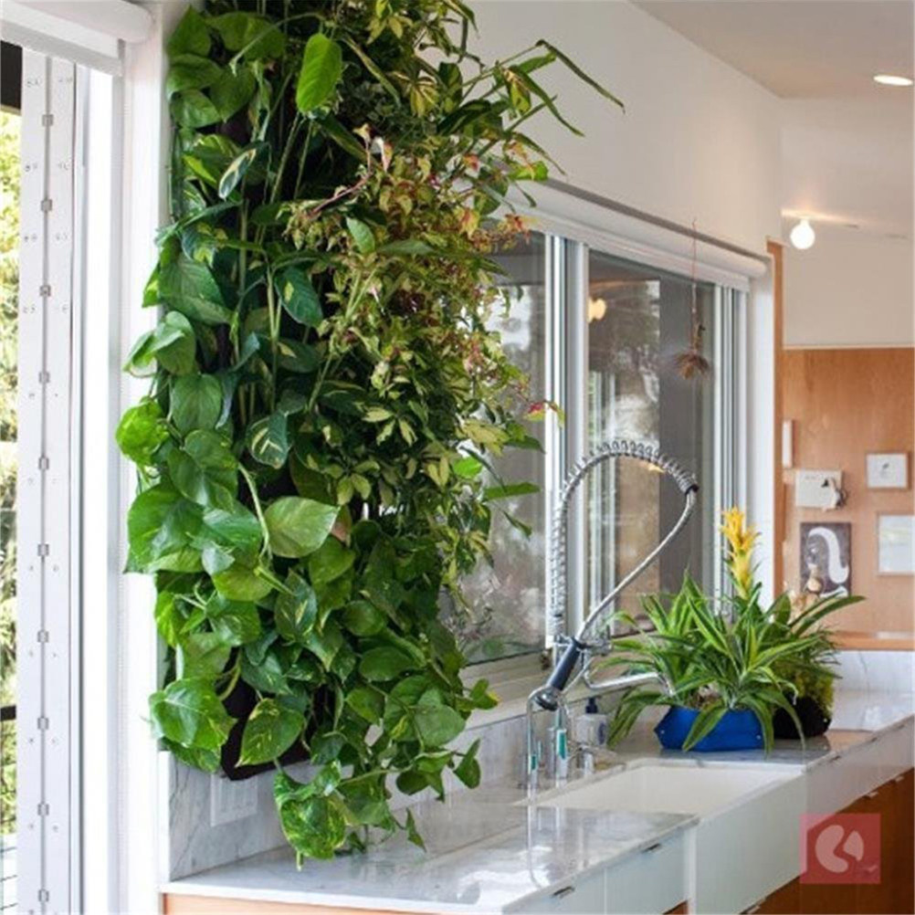 1 Bolsa de Fieltro para Planta - Vertical Wall Planter reseña y precio
