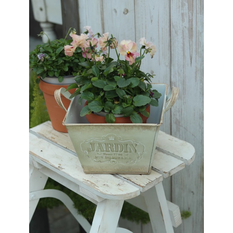 Maceta de hojalata vintage est - Gardening Tools English reseña y precio