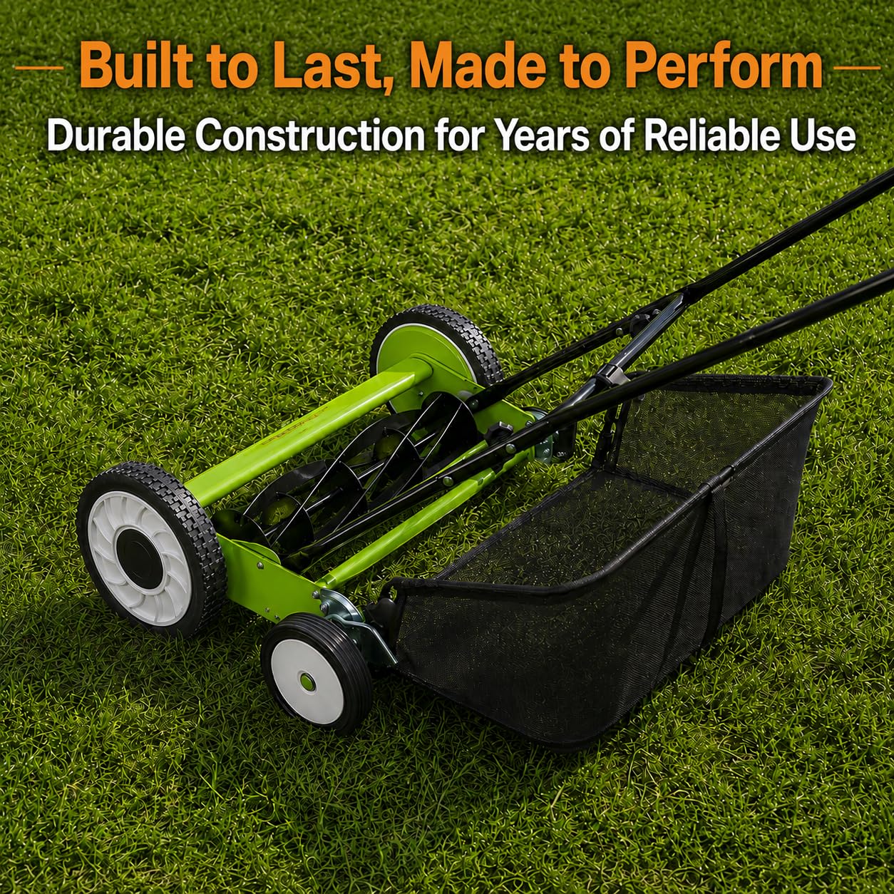 Cortacésped manual de 18 pulga - Gardening Tools Grass Cutter reseña y precio