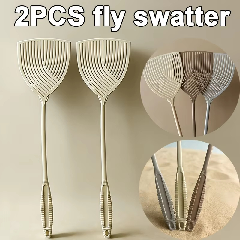 Matamoscas de plástico a rayas - Gardening Tools Long Handle reseña y precio
