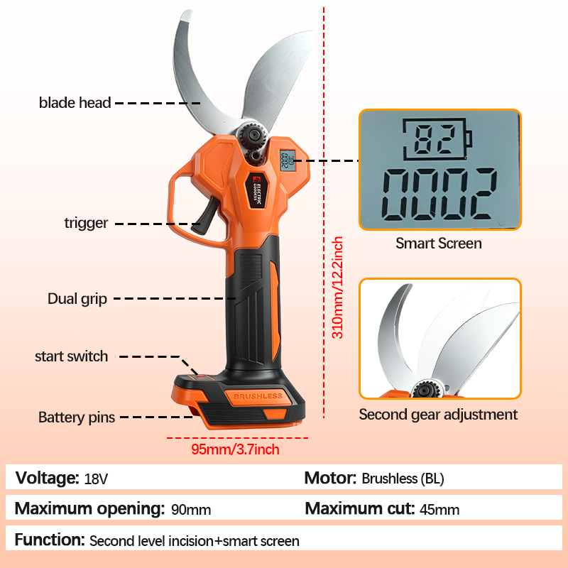Tijeras de podar eléctricas Go - Gardening Tools Scissors reseña y precio