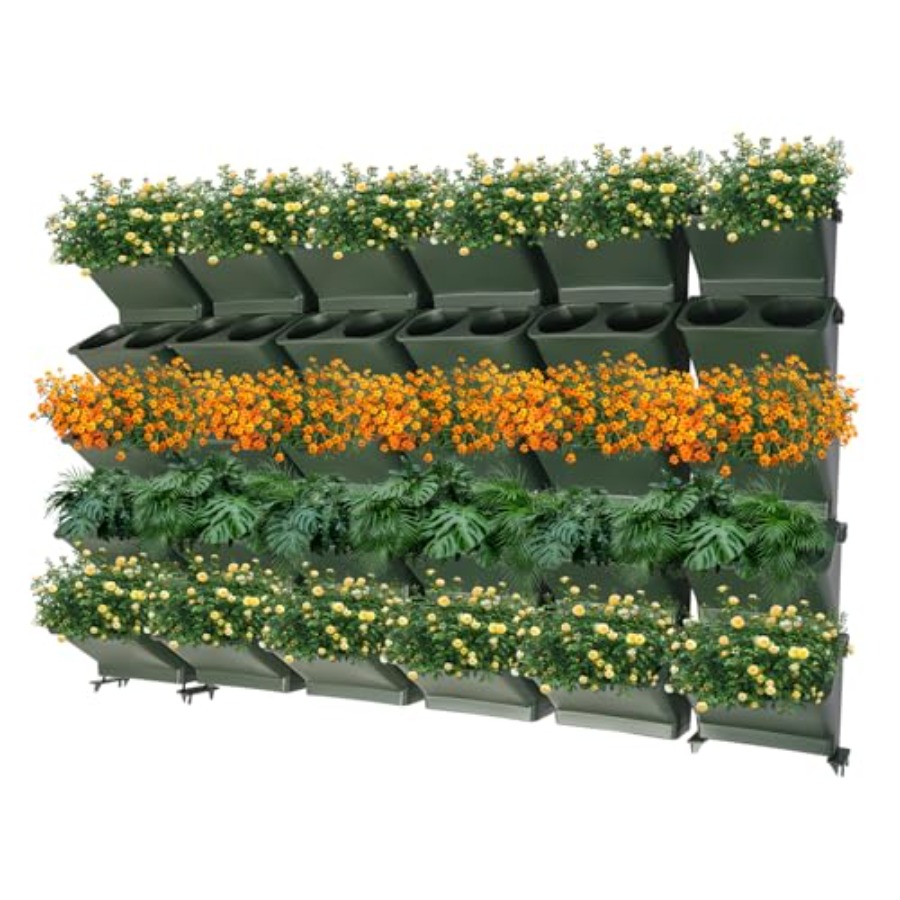 Jardinera vertical para balcón - Vertical Wall Planter reseña y precio