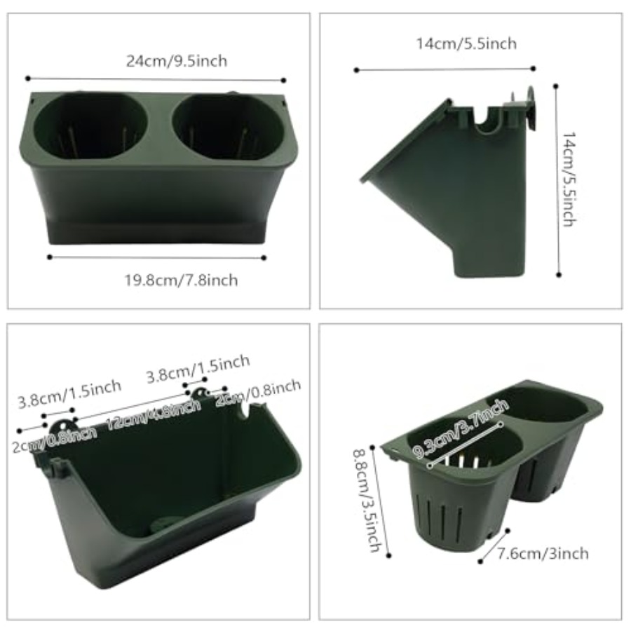 Jardinera vertical para balcón - Vertical Wall Planter reseña y precio
